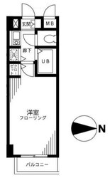 外苑フラットの物件間取画像